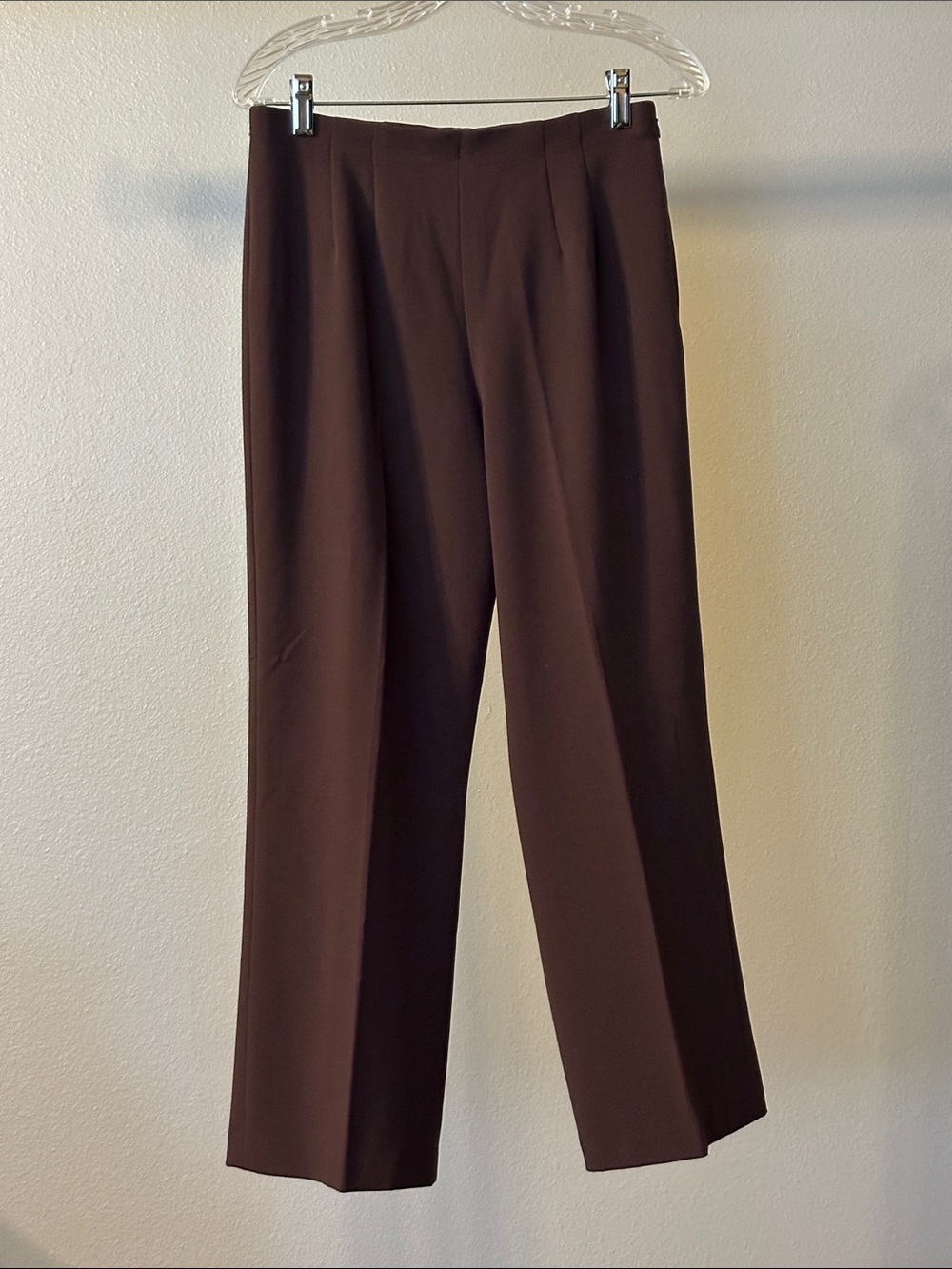 East 5th Chocolate Brown Straight-Leg Dress Pants